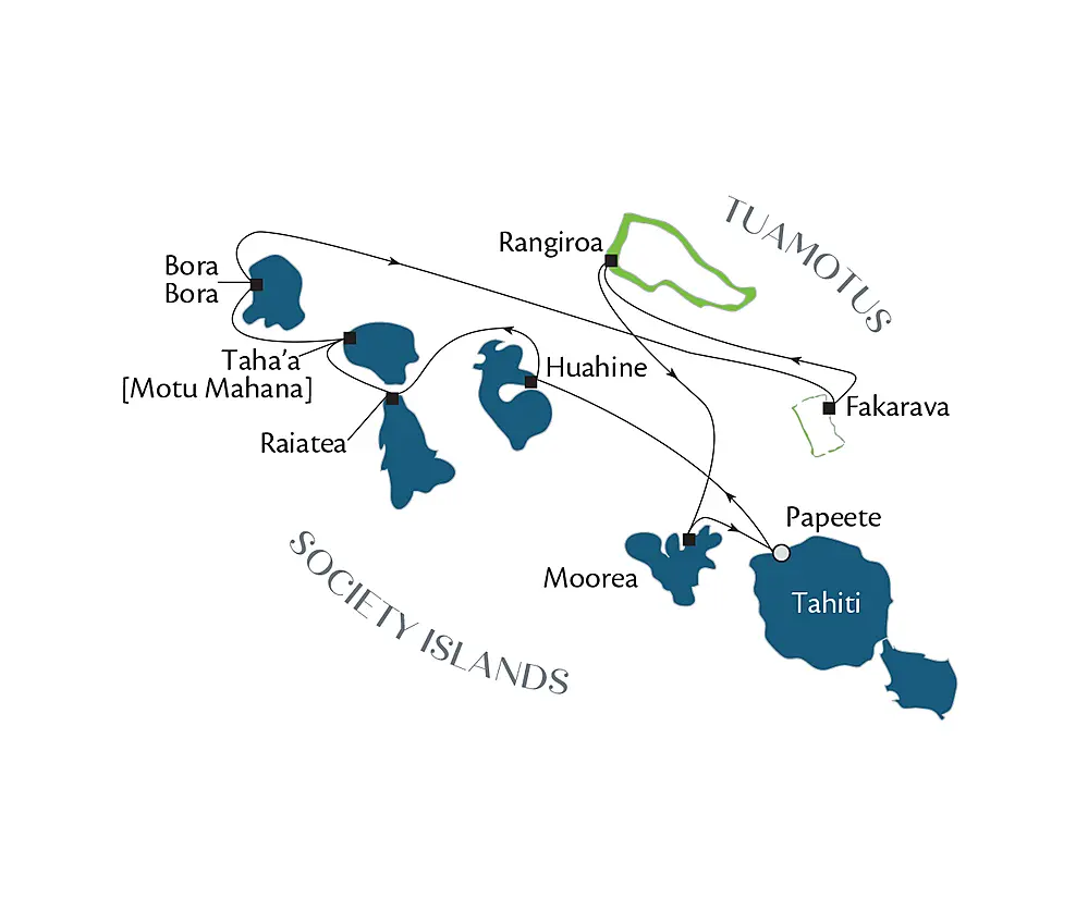 Society Islands & Tuamotus